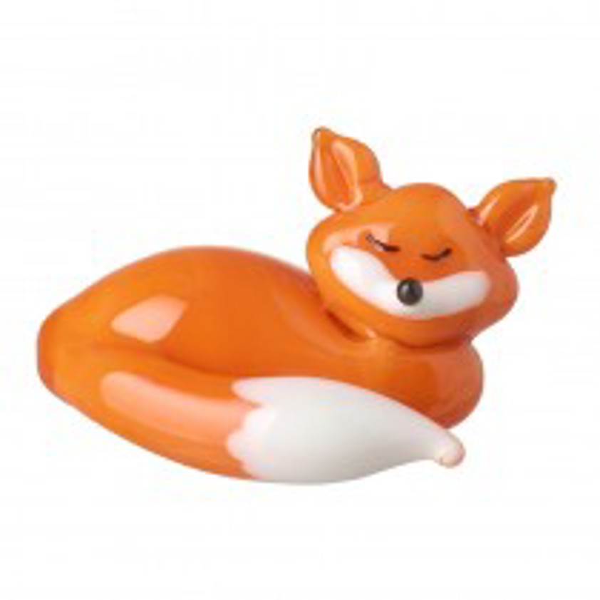 Sleeping Miniature Glass Fox