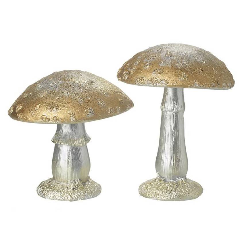Gold & Silver Mushroom