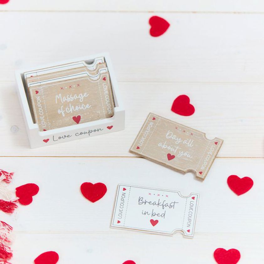 Love Wood Humorous Date Coupon