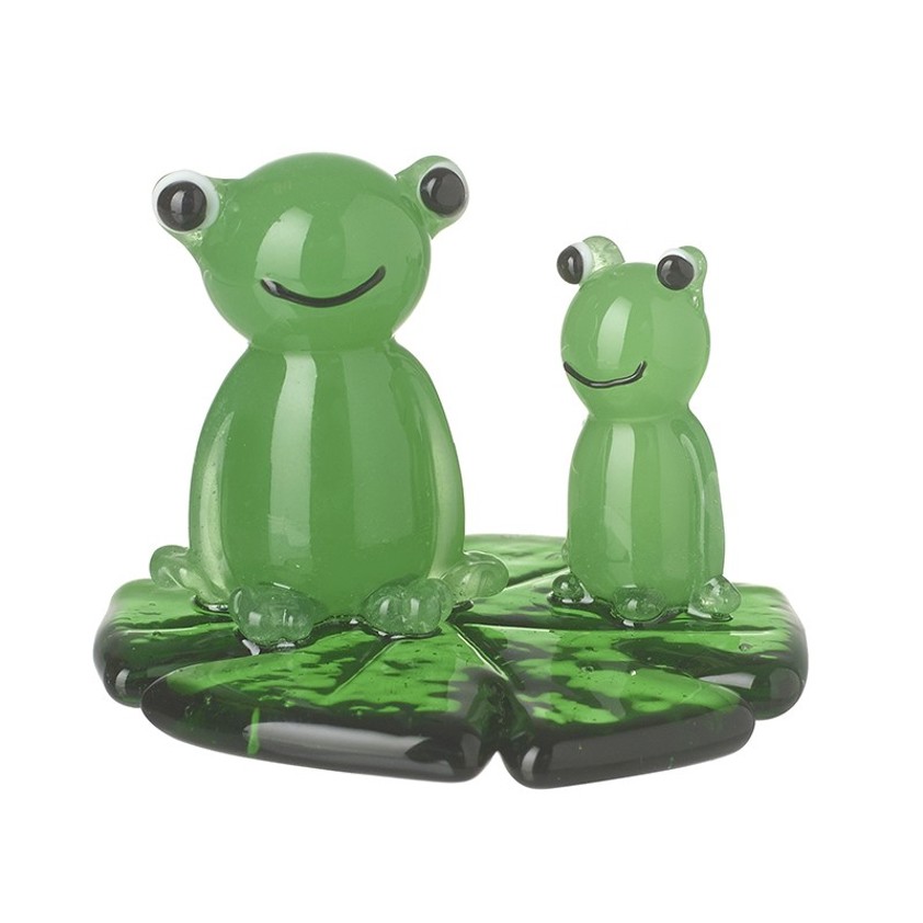 Glass Frogs miniature ornament