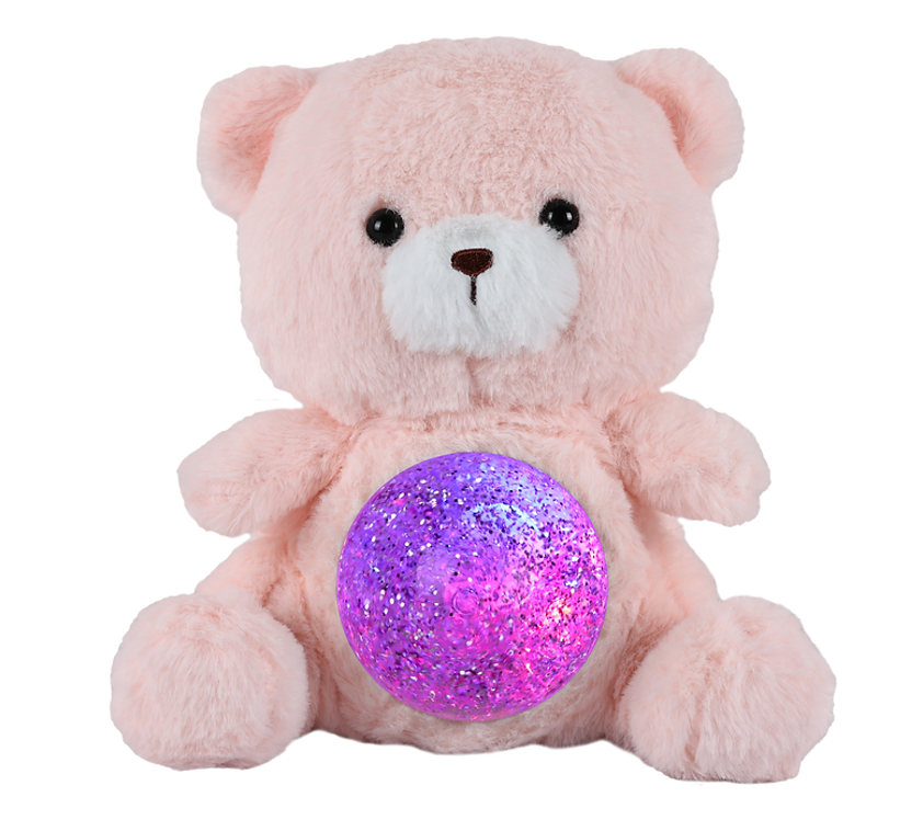 Rosie Soft Toy Night Light - Magic Belly with Glitter Ball