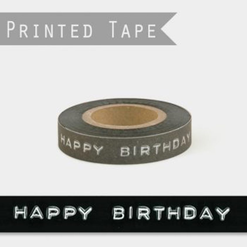 Tape Happy Birthday