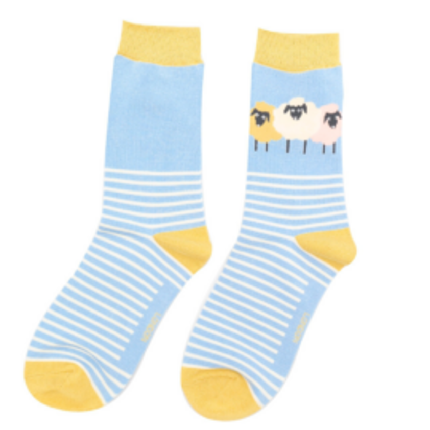 Sheep Pals Socks Powder Blue