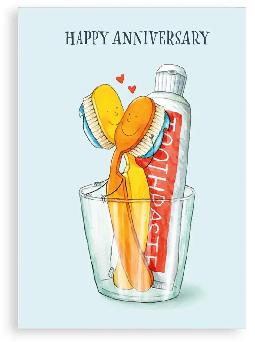 Anniversary toothbrushes