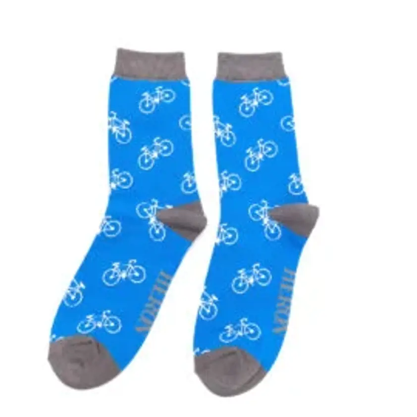 Men's Bikes Socks Blue