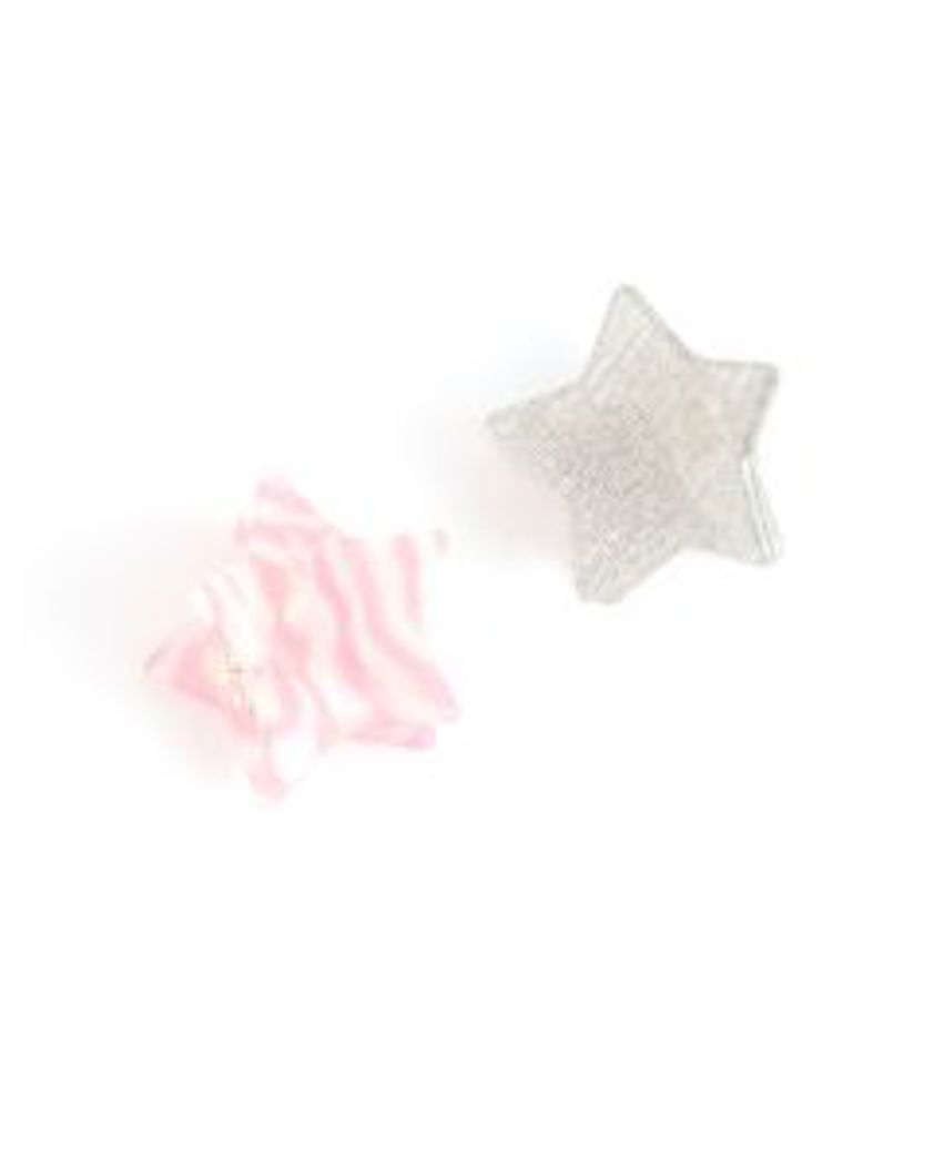 Mini Stars Hair Claw Clips Pack Glitter