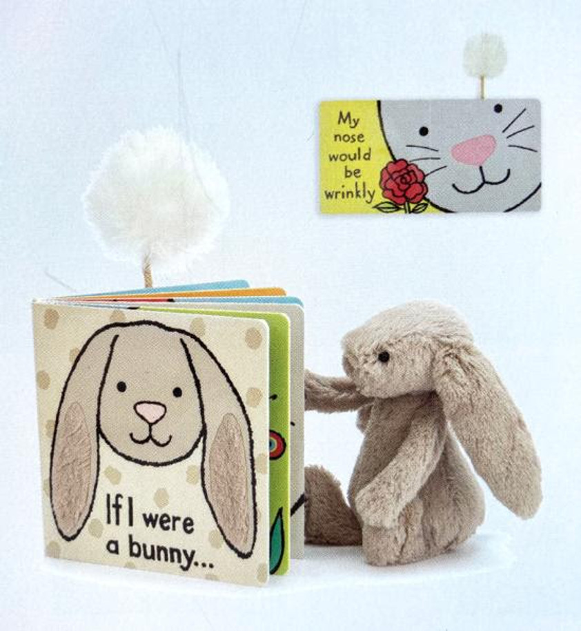 If I were a Bunny Board Book (Beige)