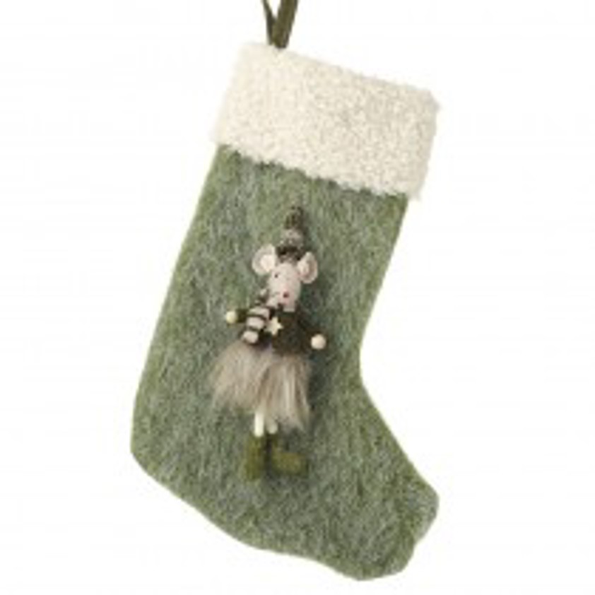 Green Mouse Stocking XXX