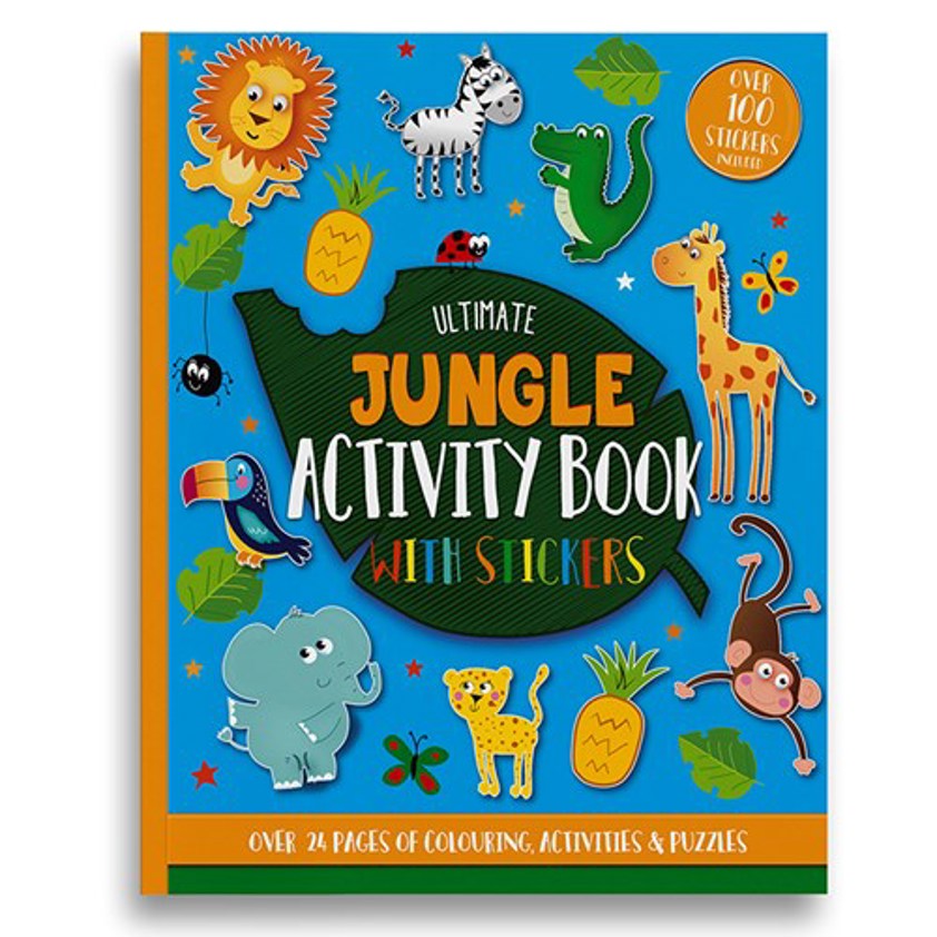 New Jungle 25 Page 100 Sticker Activity Book