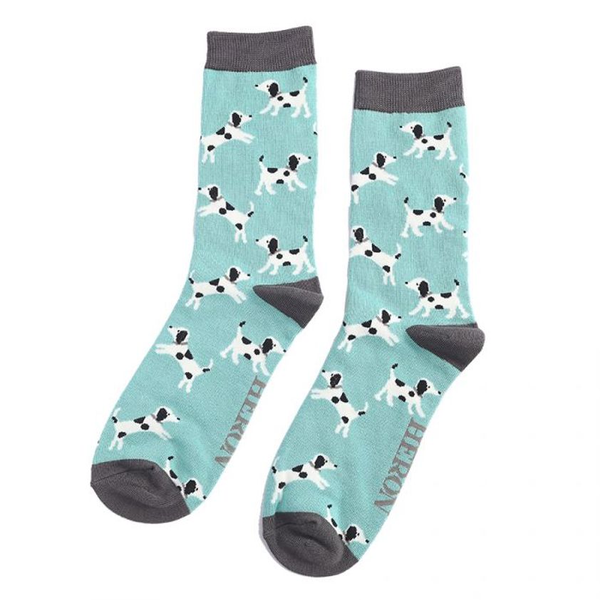 Mr Heron Little Dalmatians Socks Turq