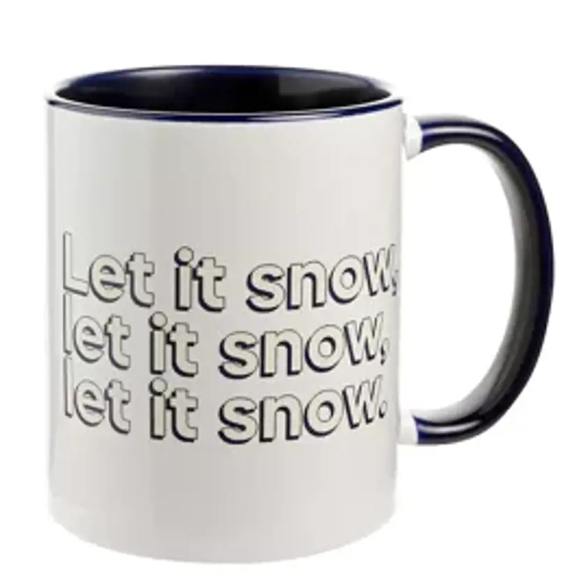 Say It With Songs Christmas 11oz Mug - Let It Snow