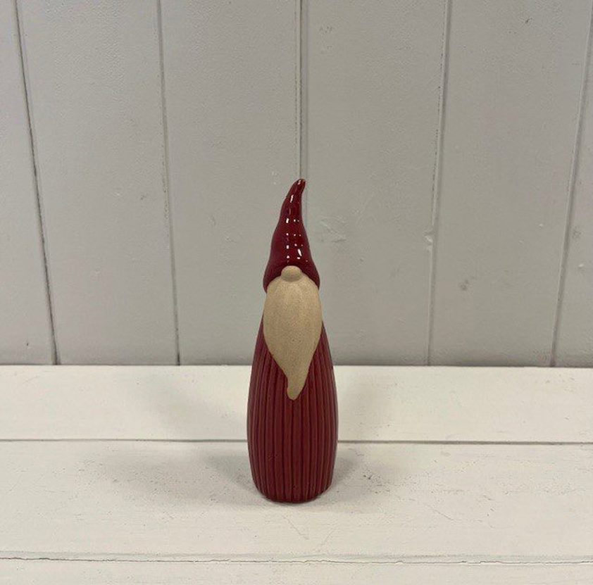 Medium Red Ceramic Slim Gonk