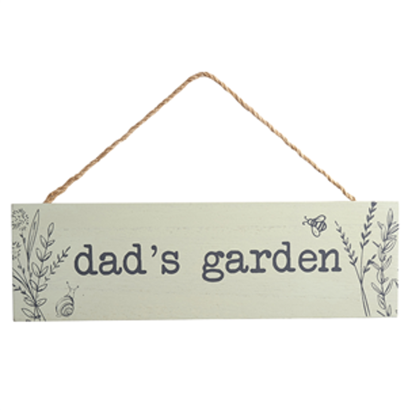 Dads garden sign