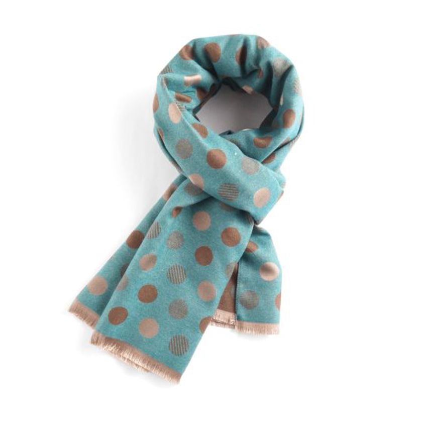 Dots Scarf Teal