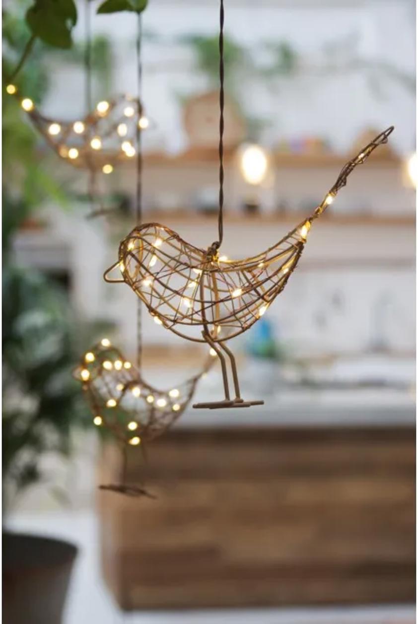 Hanging LED Robin