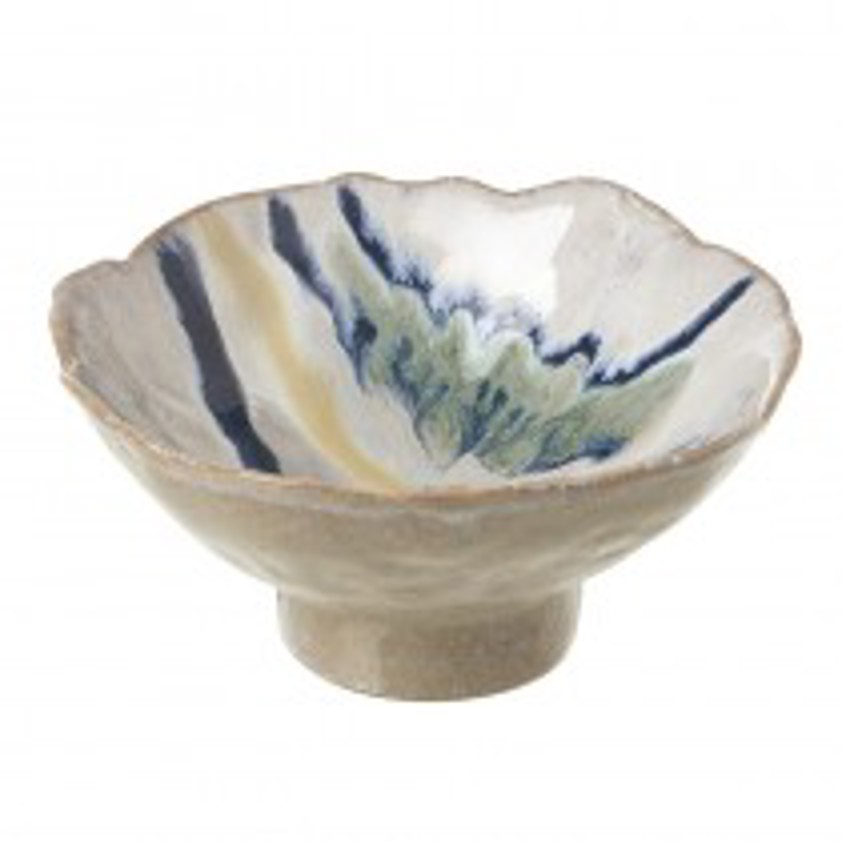 White & Blue Porcelain Bowl