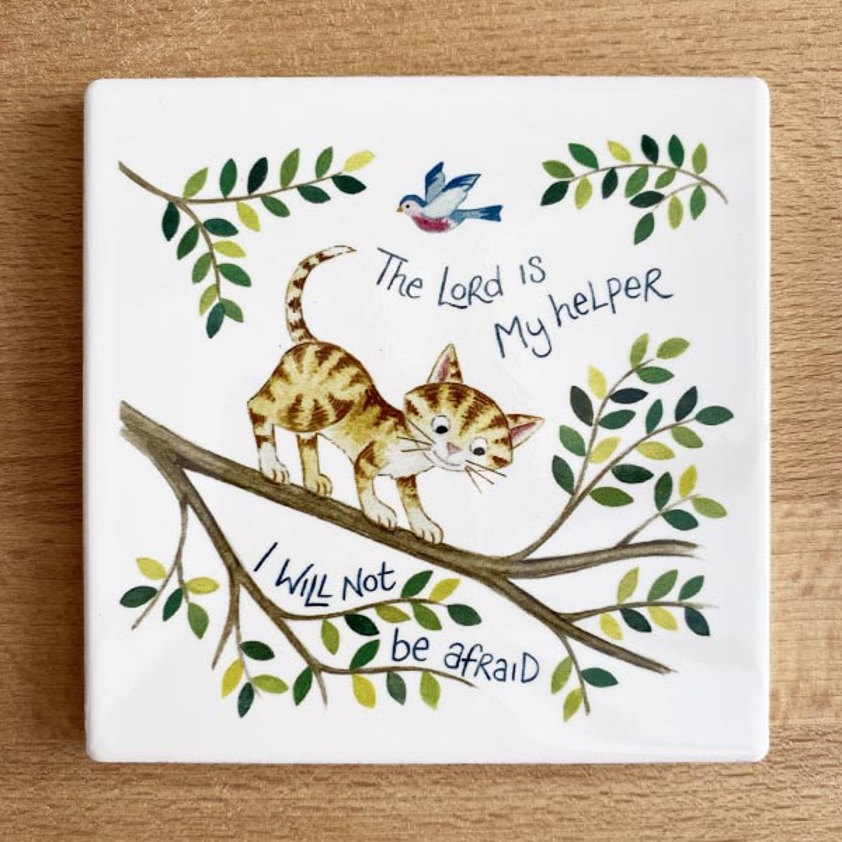 Lord is my helper Faith Coasters