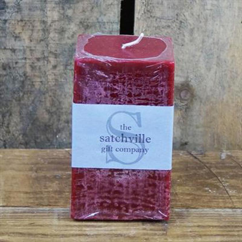 Square Christmas Berry Scent Candle