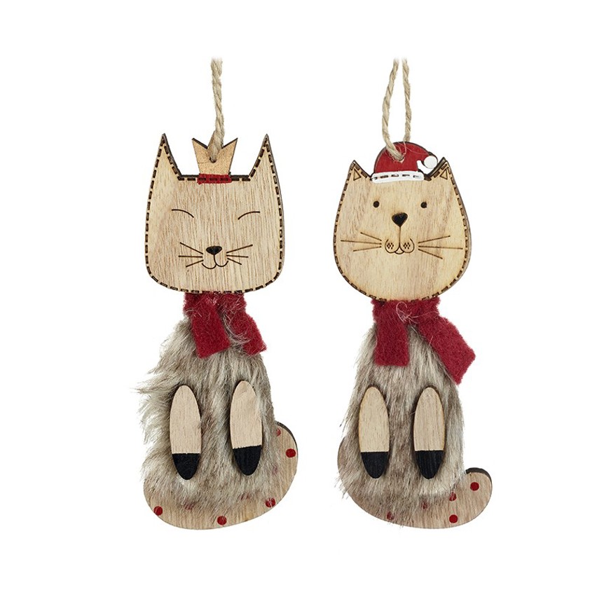 Hanging Cats In Crown & Hat Sold individually