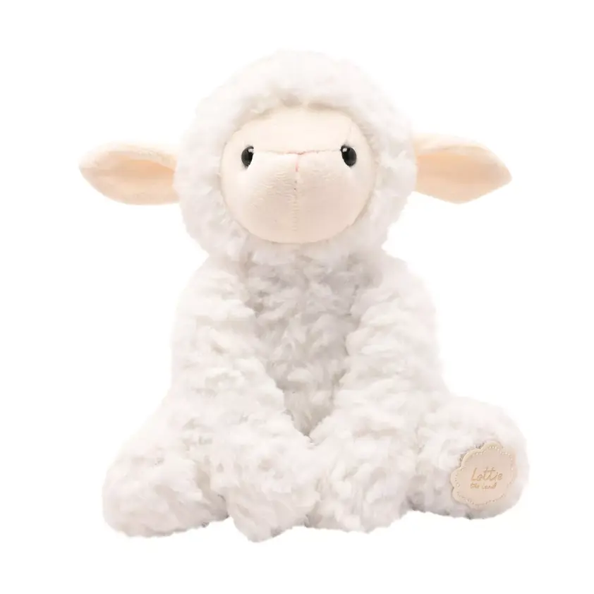 Lottie The Plush Sitting White Lamb 22 cm