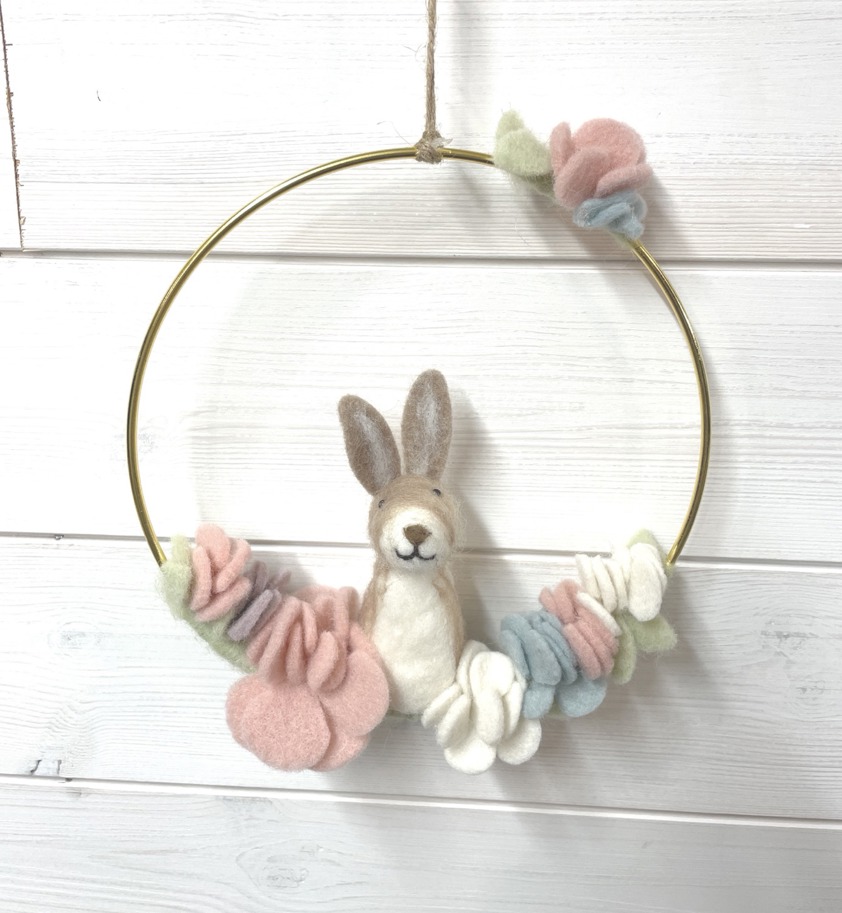 Blossom Bunny Wreath