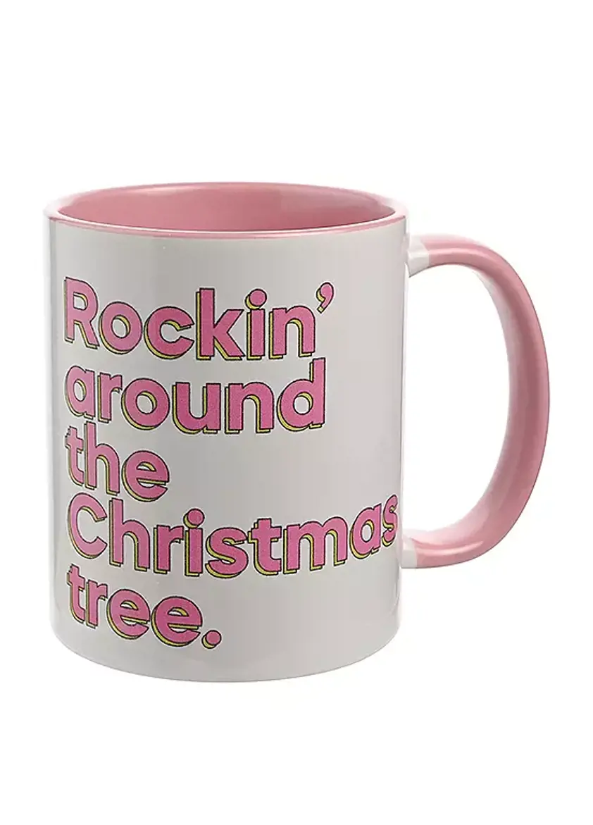 Say It With Songs Christmas 11oz Mug - Rockin Around The Christmas Tree