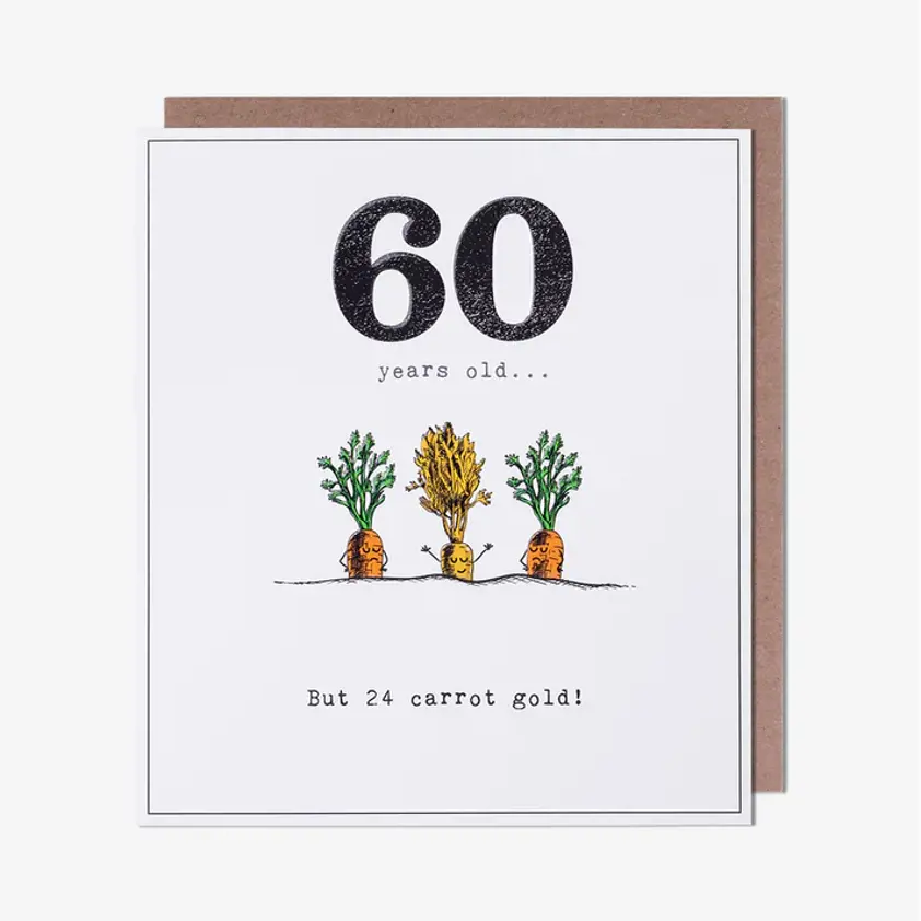 60 Carrots In The Ground