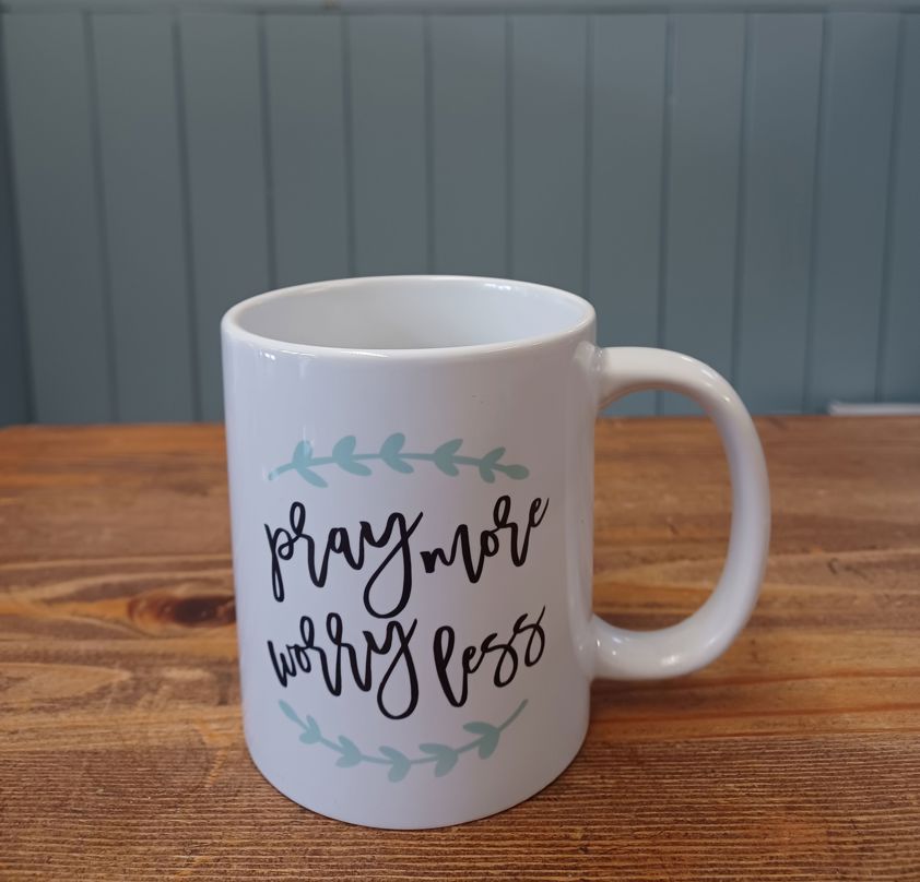 Pray More Worry Less Mug