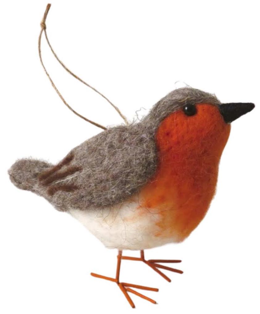 Standing Robin 14cm x 10cm