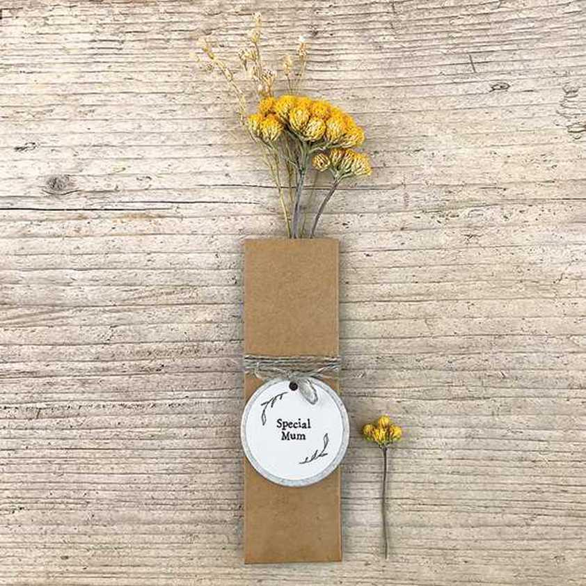 Dried flower posy-Special mum