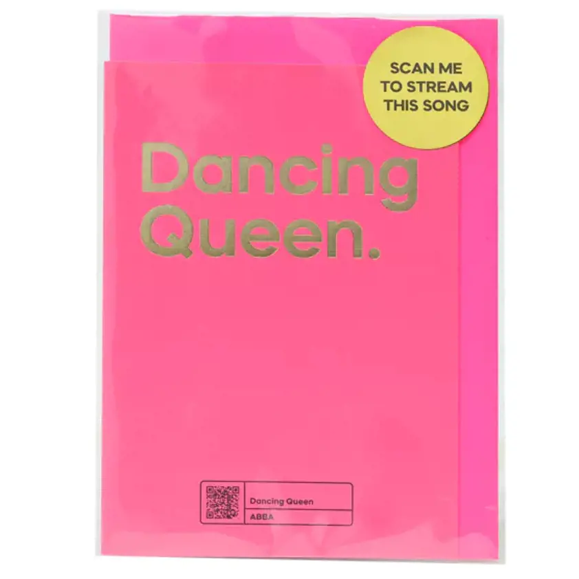 Say It With Songs Greeting Card - Dancing Queen - ABBA