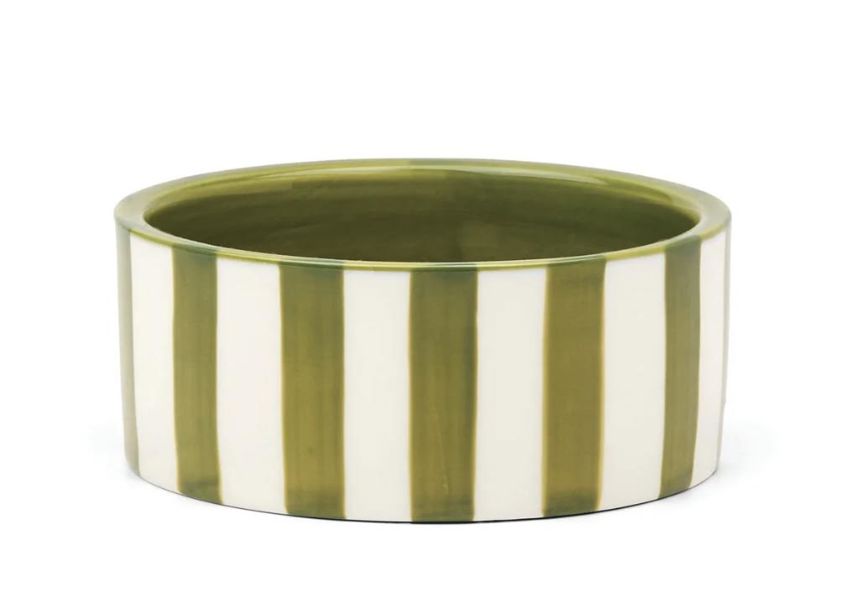 The Izzy Wine Coaster - Green Stripe