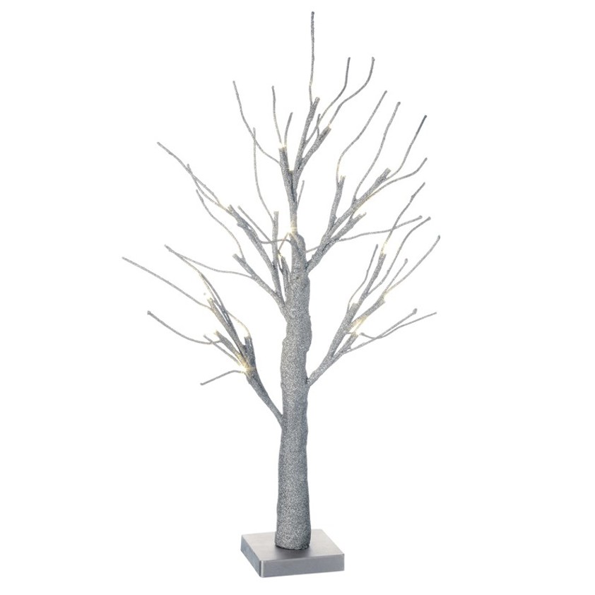 Silver Light Up Tree