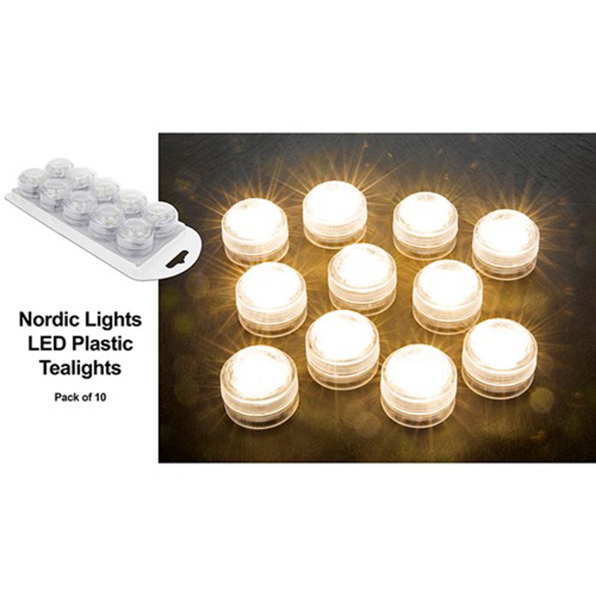 Nordic Lights Display Plastic LED Tlight