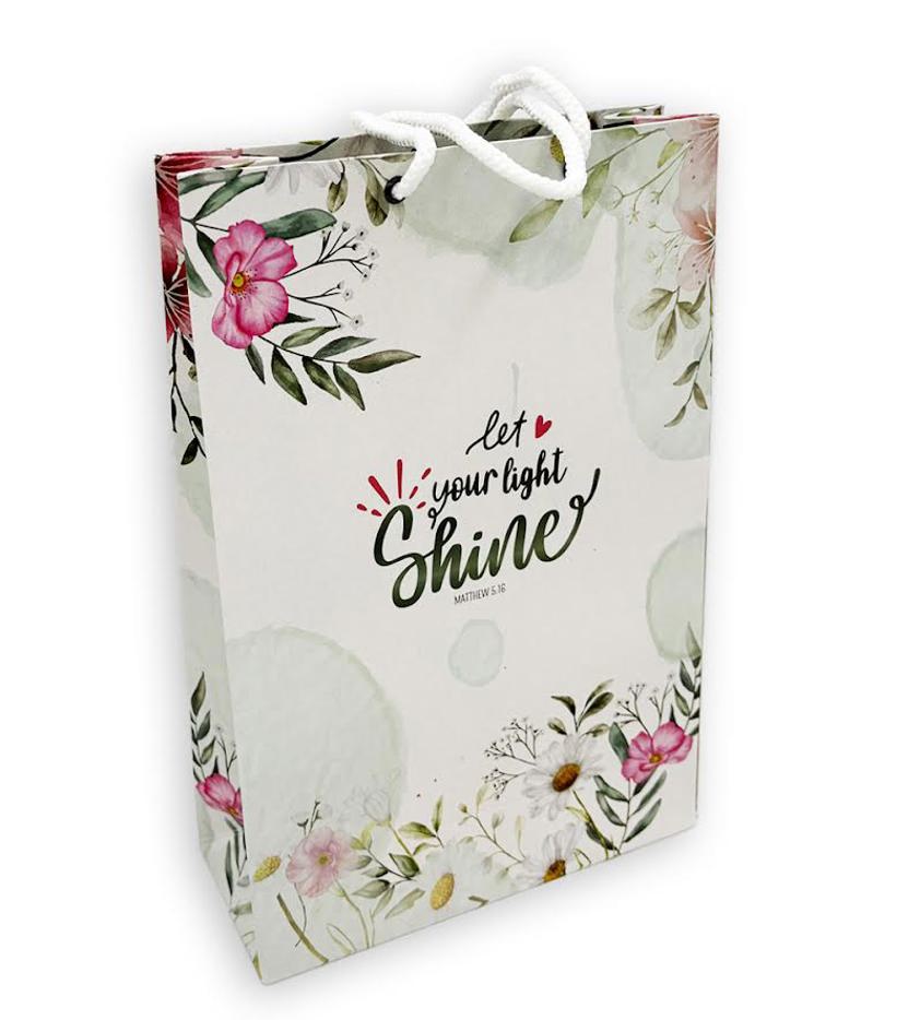 Medium Gift Bag - Let Your Light Shine