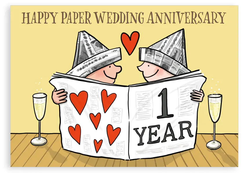 Paper wedding anniversary