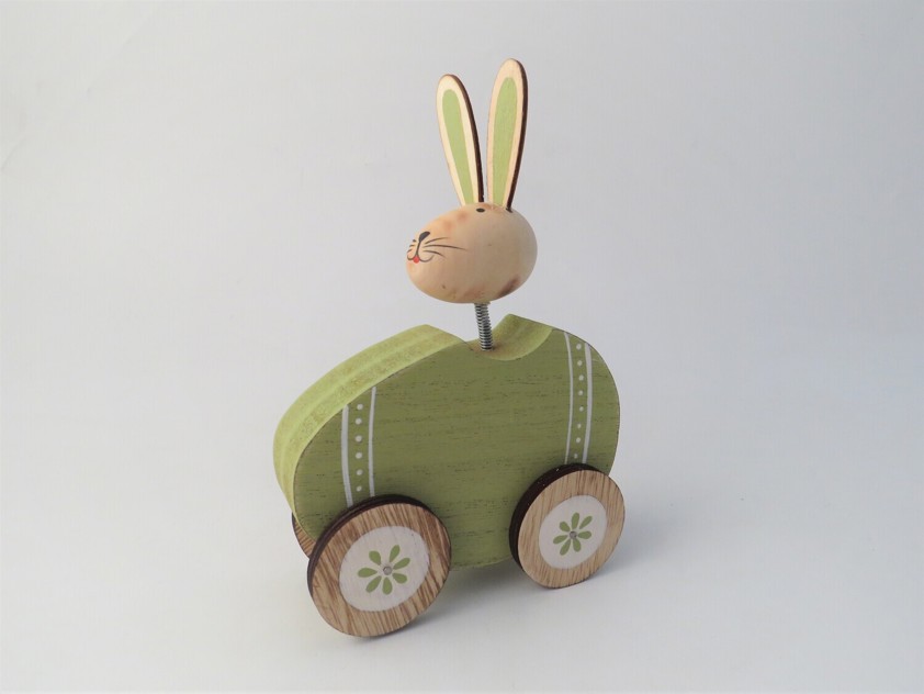 Rabbit In Egg Car
