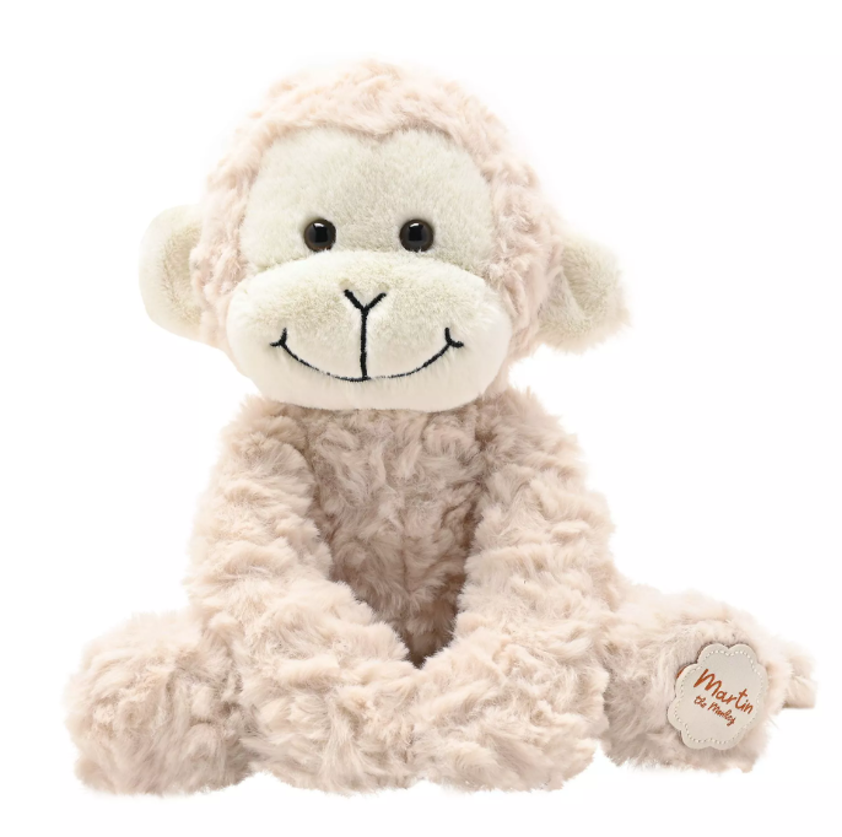 Martin The Plush Sitting Light Brown Monkey 22 cm