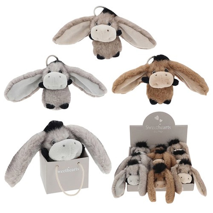 Sweethearts Donkey Keychain