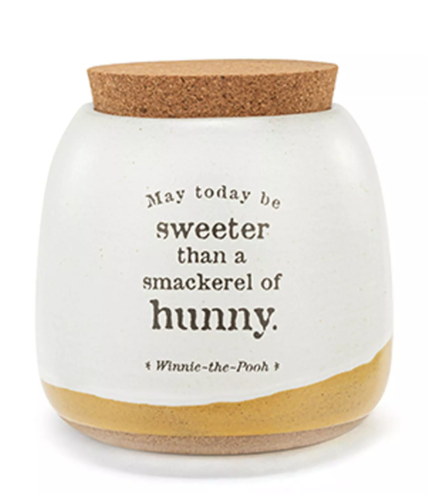 Demdaco Winnie the Pooh Sweeter Than Hunny Small Cork Lid Canister