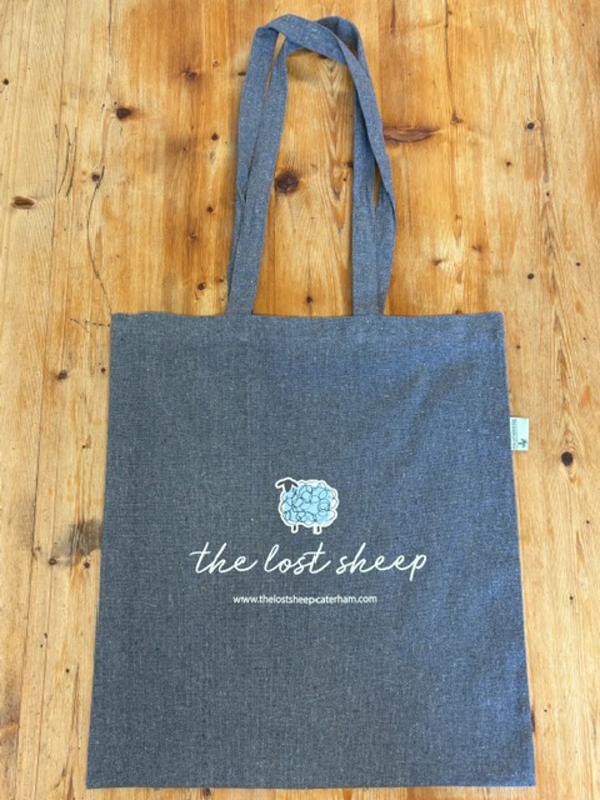 Lost Sheep recycled cotton tote bag