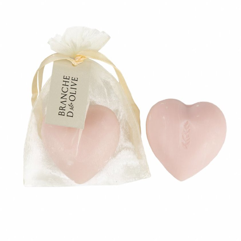 Bagged Heart Soap 100g