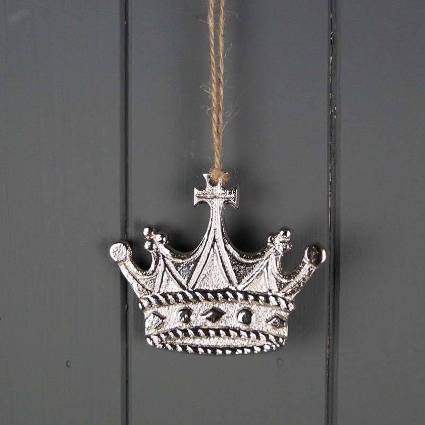 3 points Hanging Metal Crown (9cm)