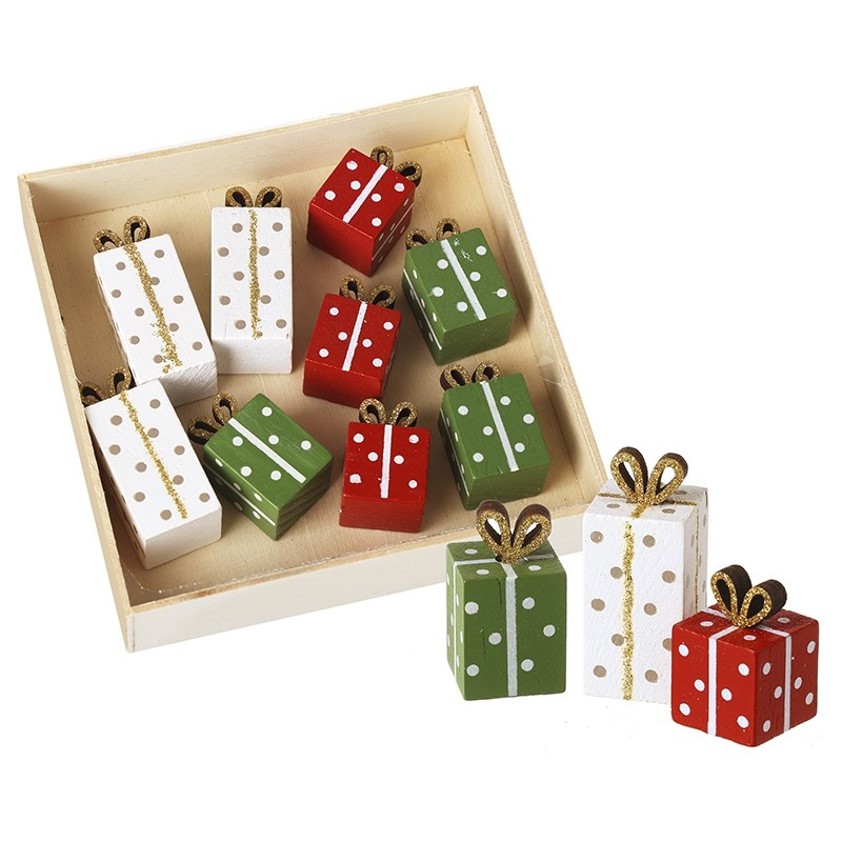 Wooden Spotty Presents Set