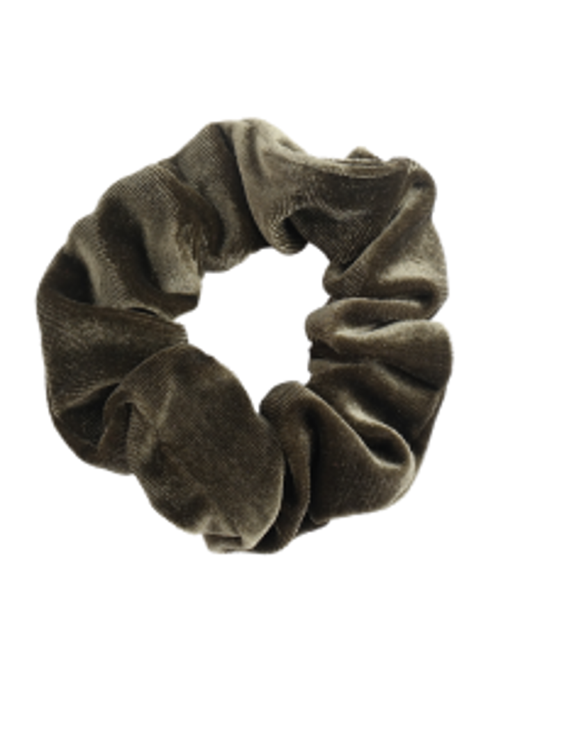 Velvet Scrunchie Green