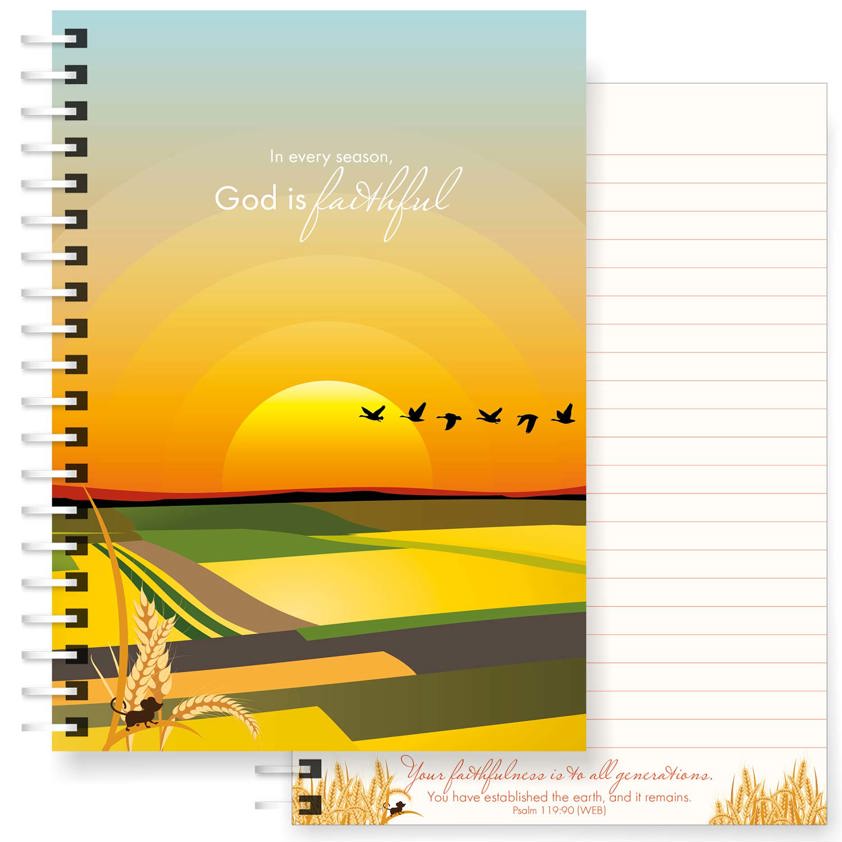 God is Faithful A5 notebook