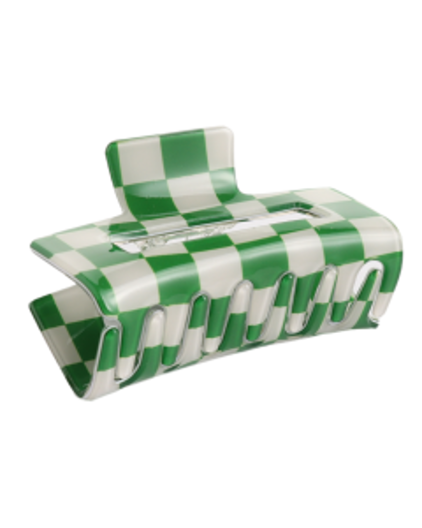 Medium Checkered Claw Green