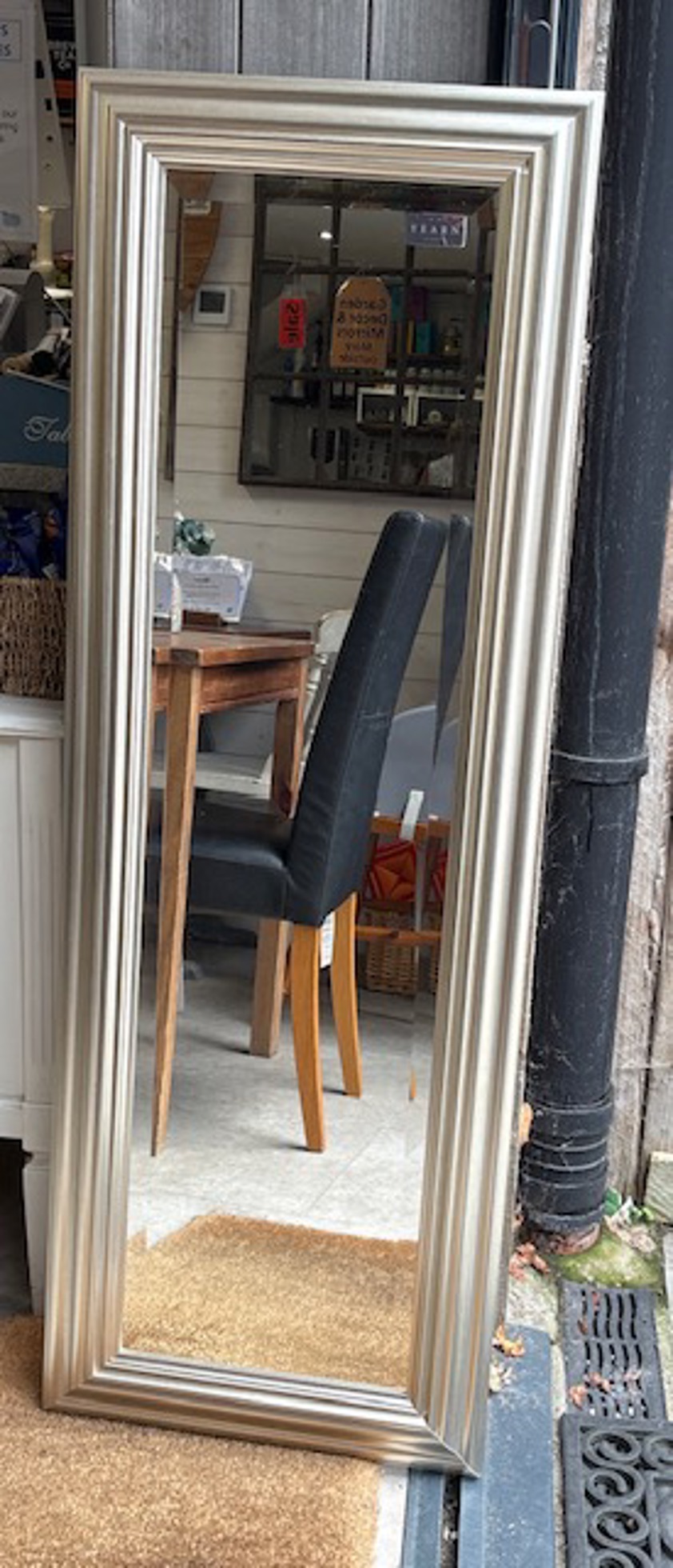 Muted Gold Layered Edge Mirror
