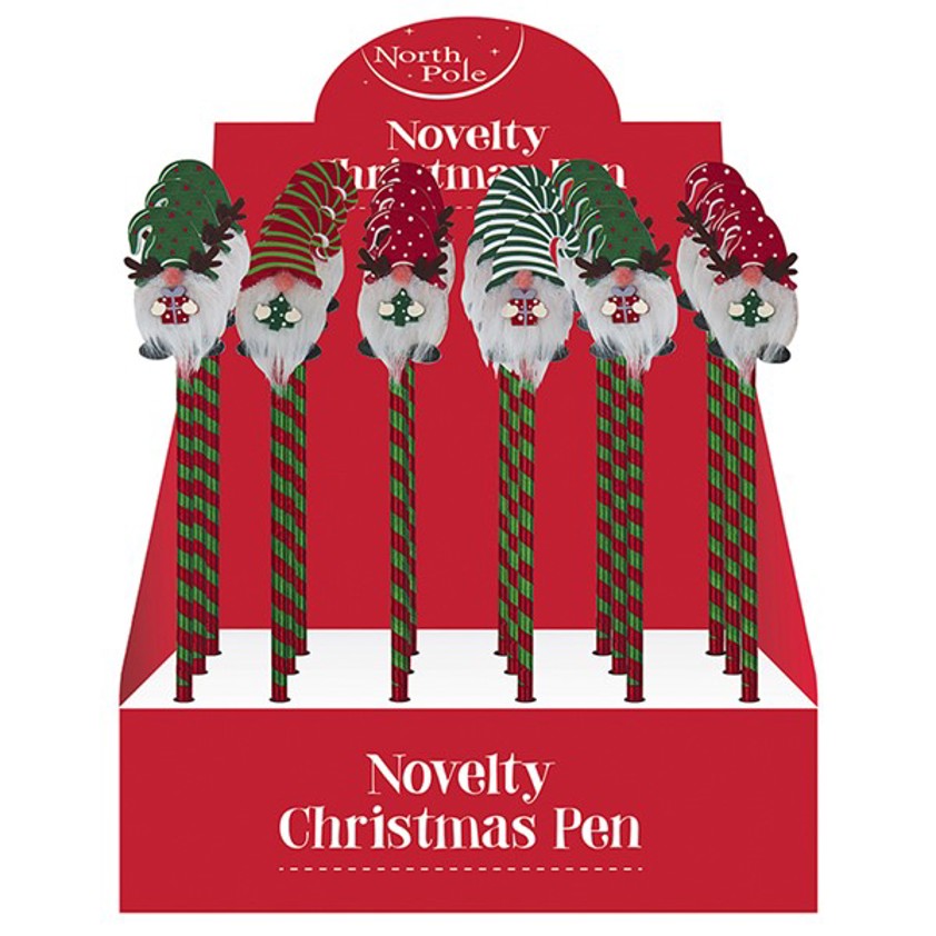 Novelty Xmas Gonk Beard Pens