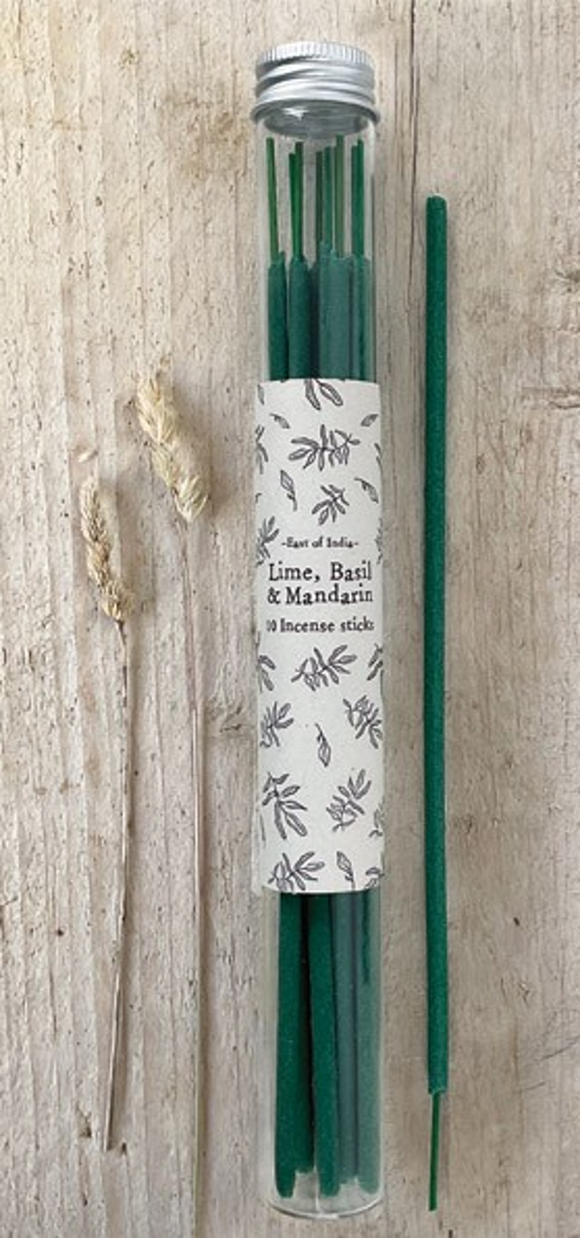 Tube of incense sticks- Lime, Basil & Mandarin